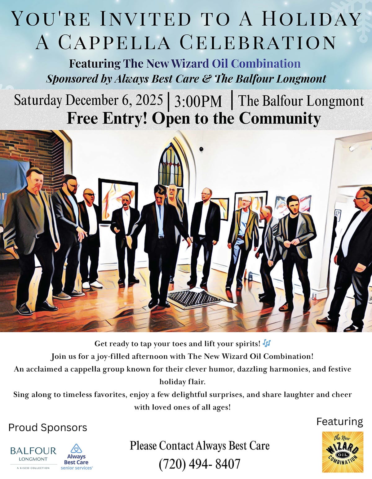 You’re Invited to a Holiday A Cappella Celebration