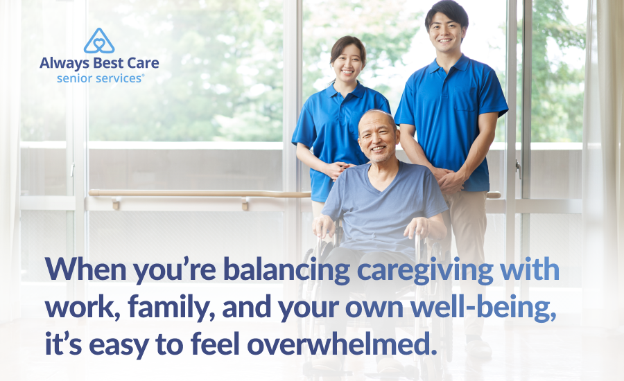 An infographic highlighting when to consider home care for the elderly